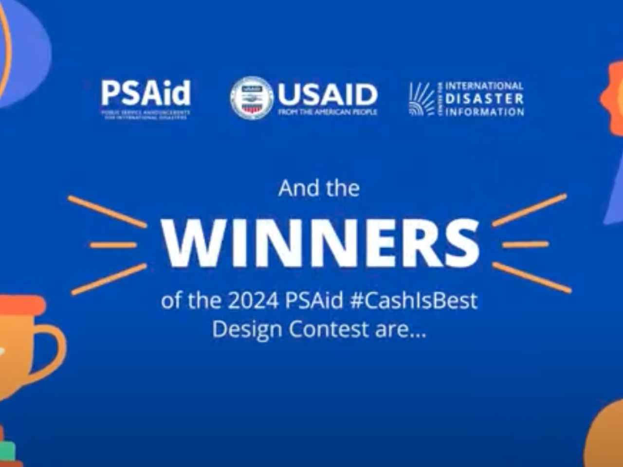 And the WINNERS of the 2024 PSAid CashIsBest Design Contest are...