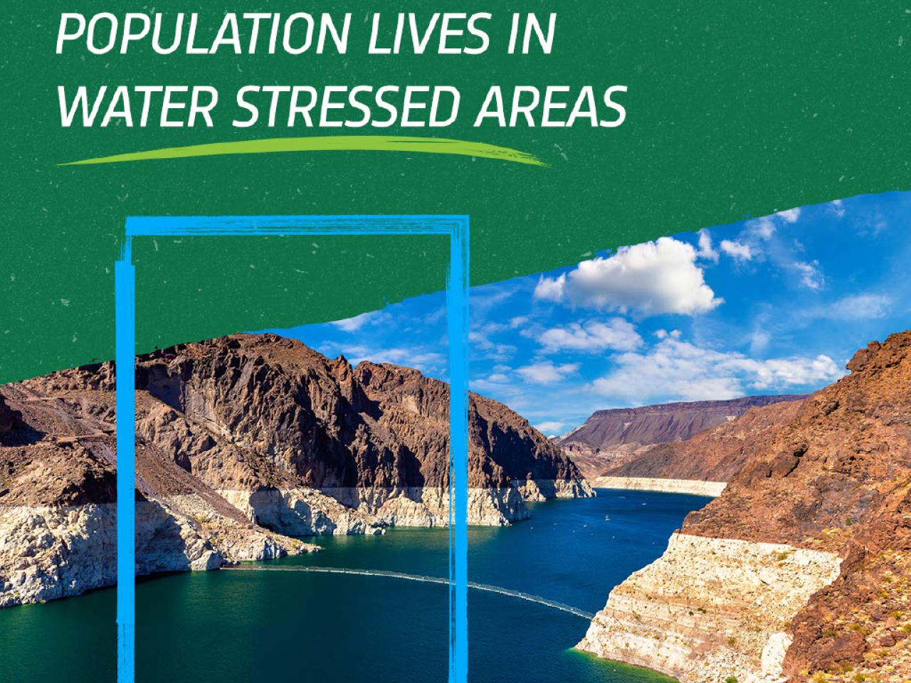 25% of the world's population lives in water stressed areas