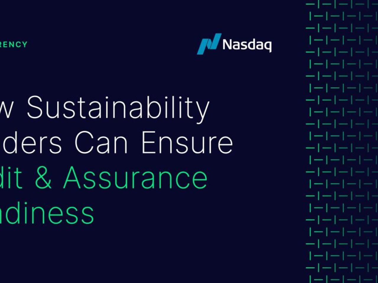 "How Sustainability Leaders Can Ensure Audit & Assurance Readiness"