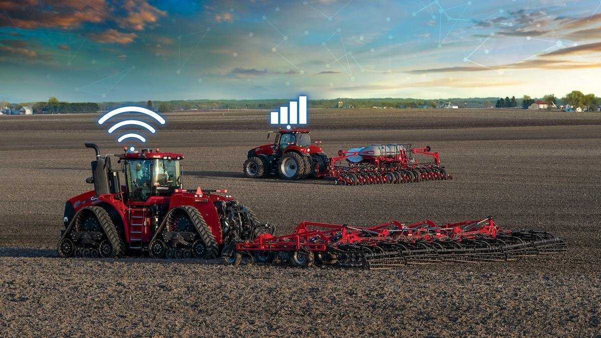 digitally connected farm equipment 