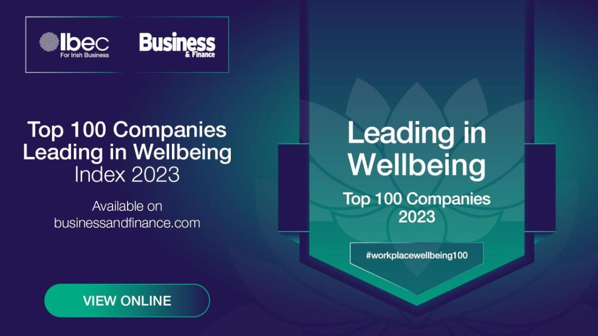 Top 100 Companies Leading in Wellbeing index 2023