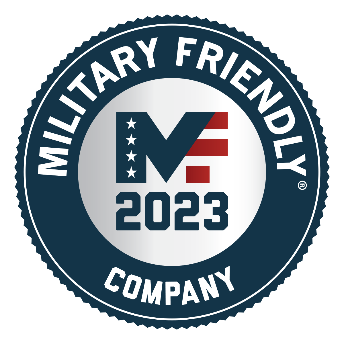 Military Friendly Company 2023 badge