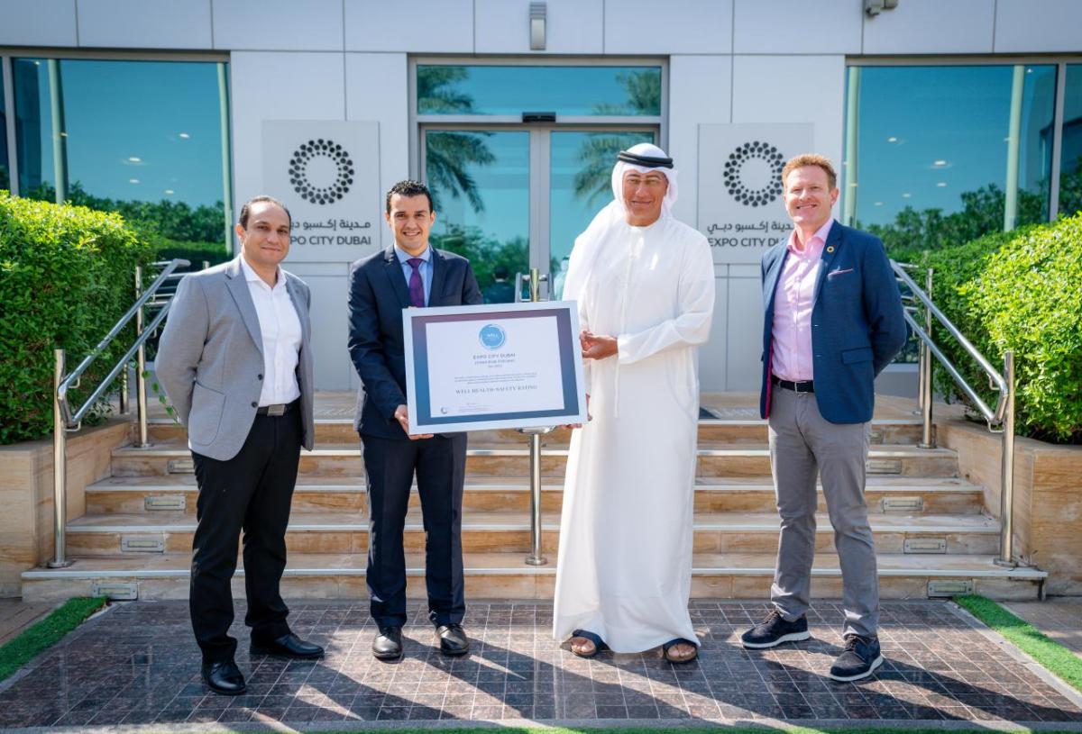Expo City Dubai is awarded the WELL Health-Safety Rating.