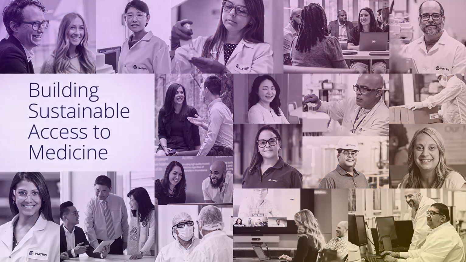 Collage of different people, many in lab or doctors coats.