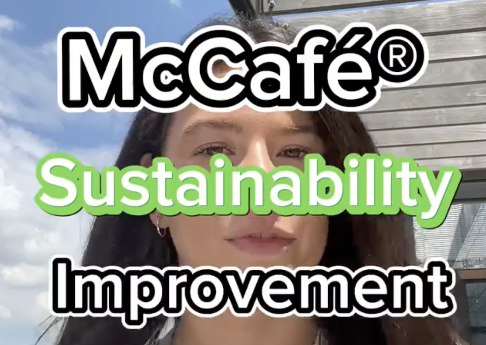 McCafe Sustainability Improvement