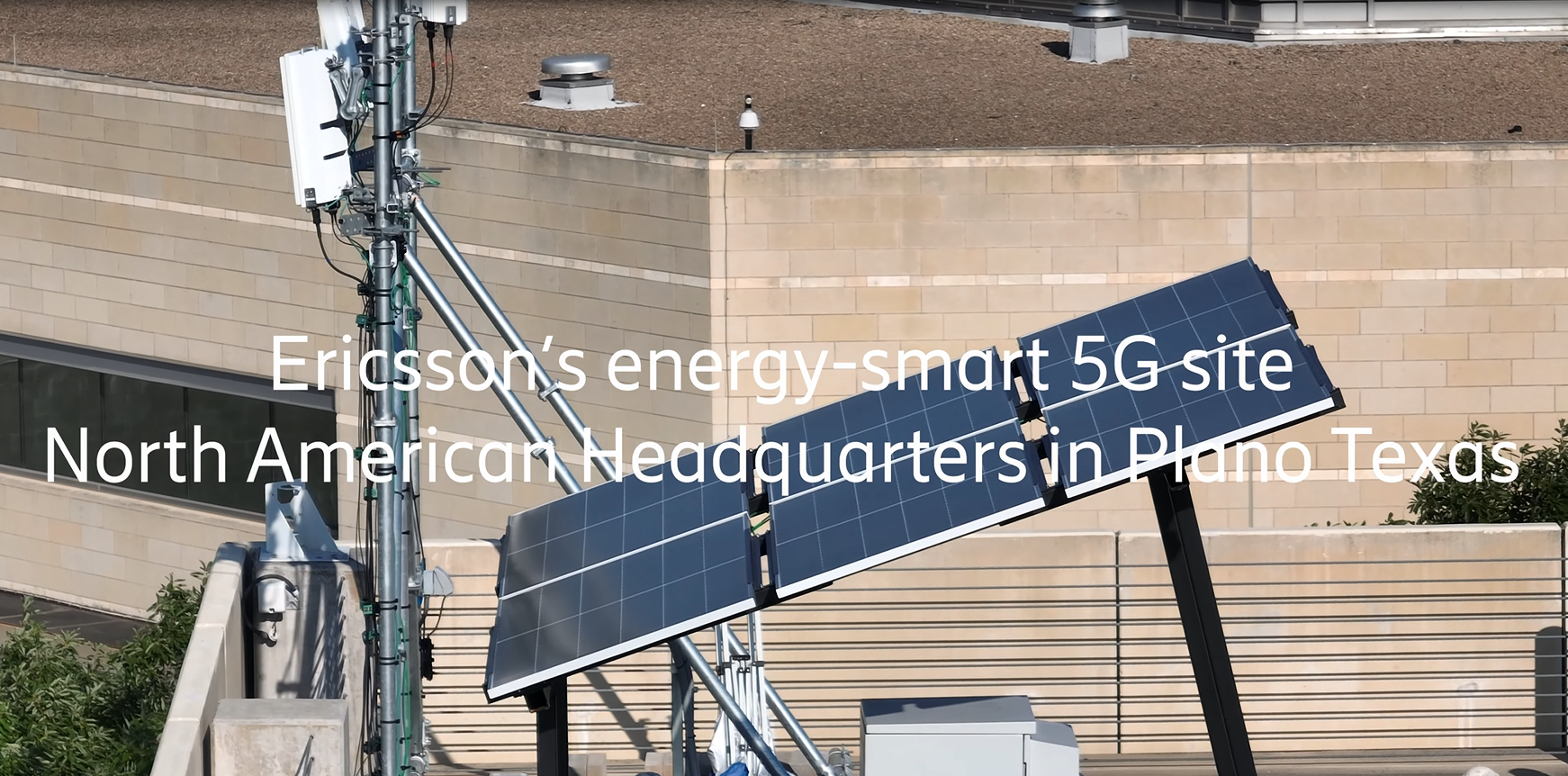 Ericsson's energy-smart 5G site