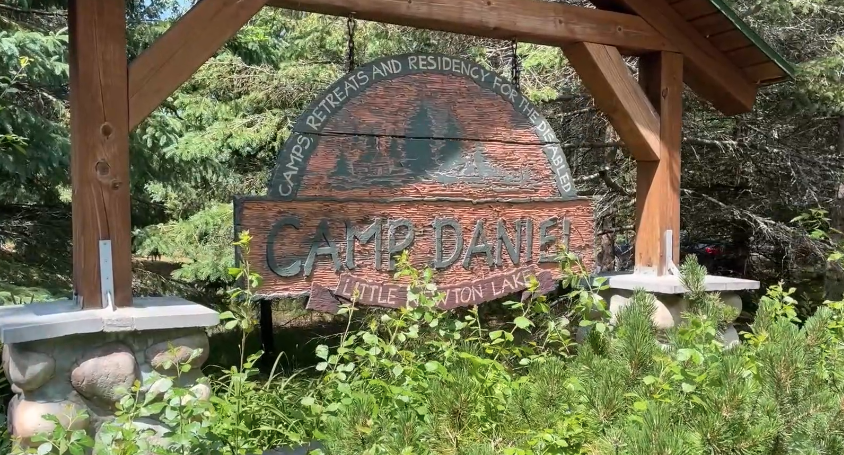 Camp Daniel sign 