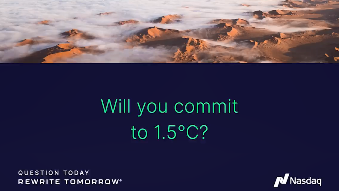 "Will you commit to 1.5 C?"