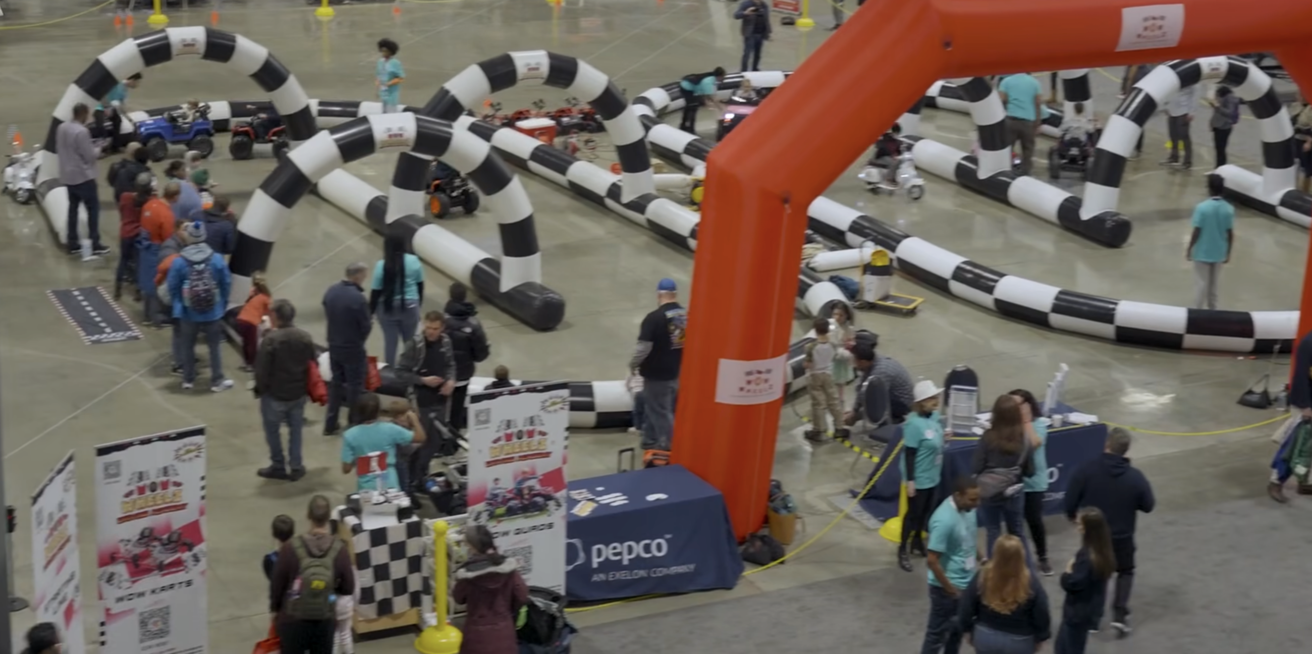 birds eye view of the event