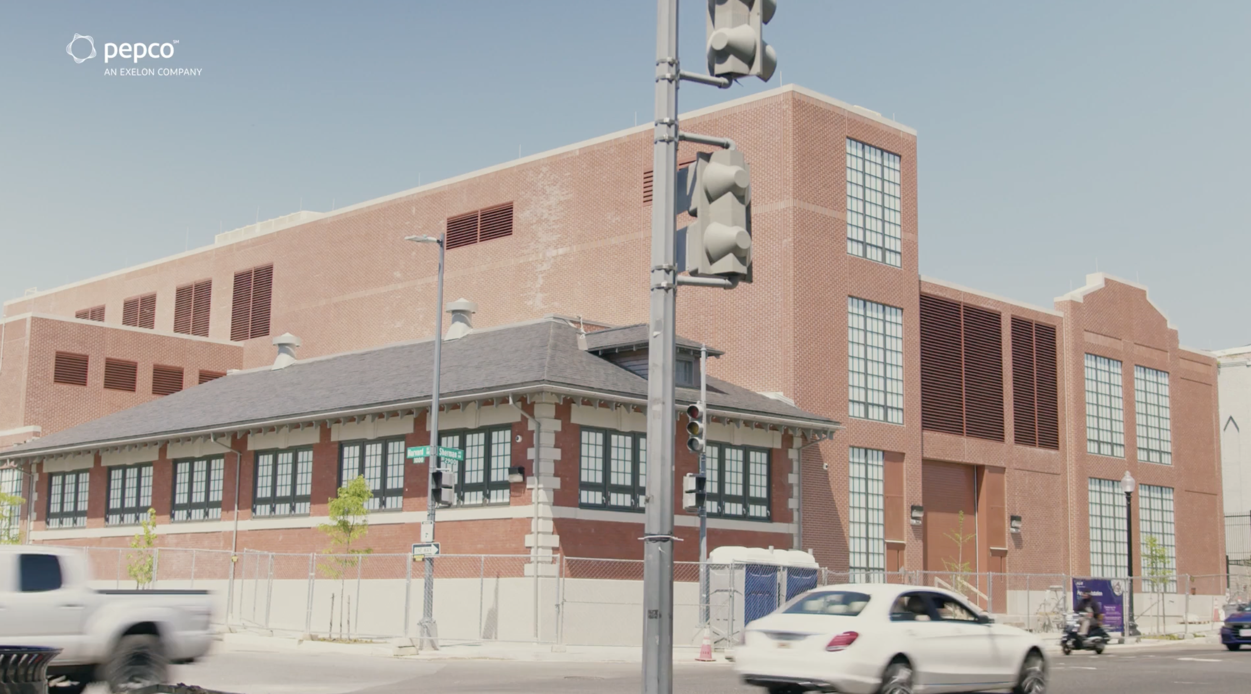 Outside of Harvard Substation