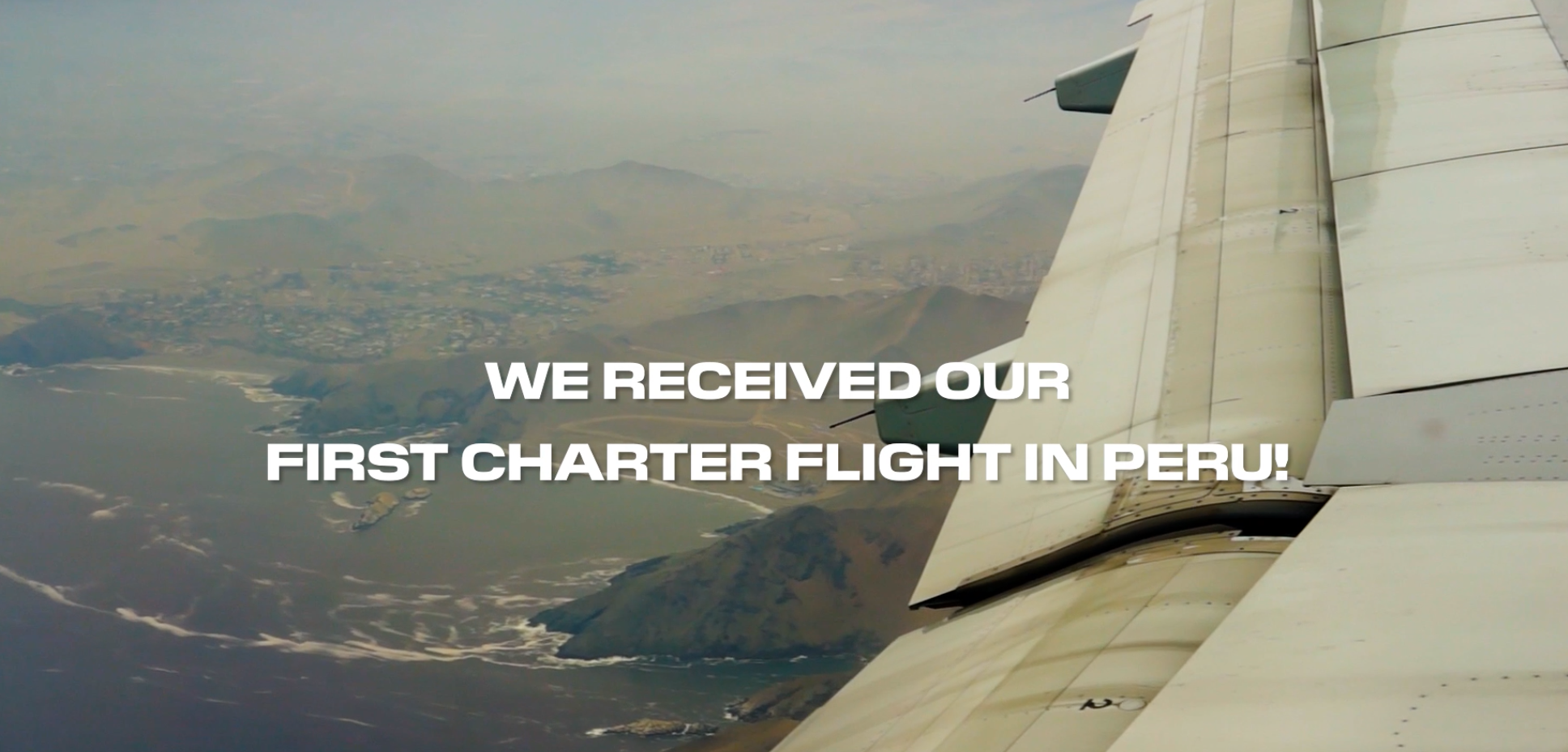 DP World First charter Flight in Peru