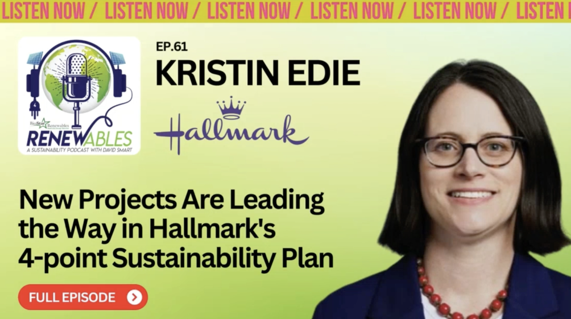 RENEWables #61: The Power of Sustainability Meets the Magic of Heartfelt Connections at Hallmark