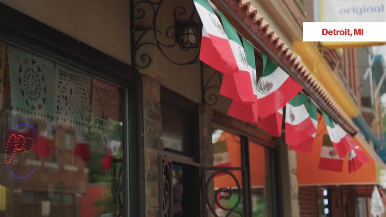 An entrance to a business