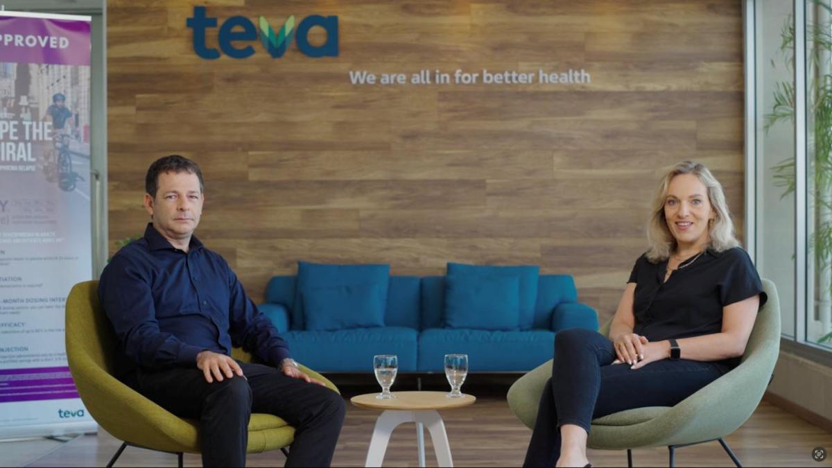 Eran and Irit talking 