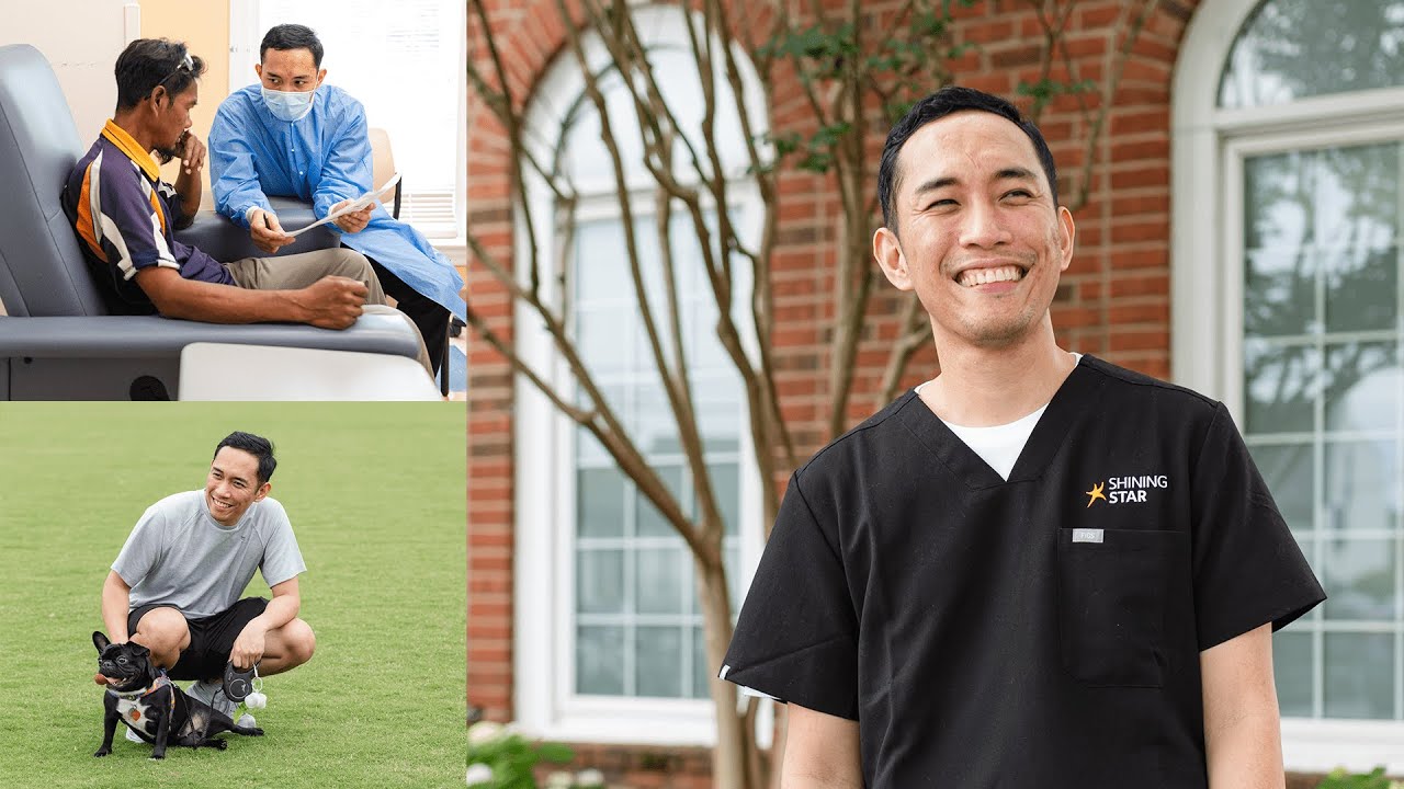 Collage of Ansel doing various things