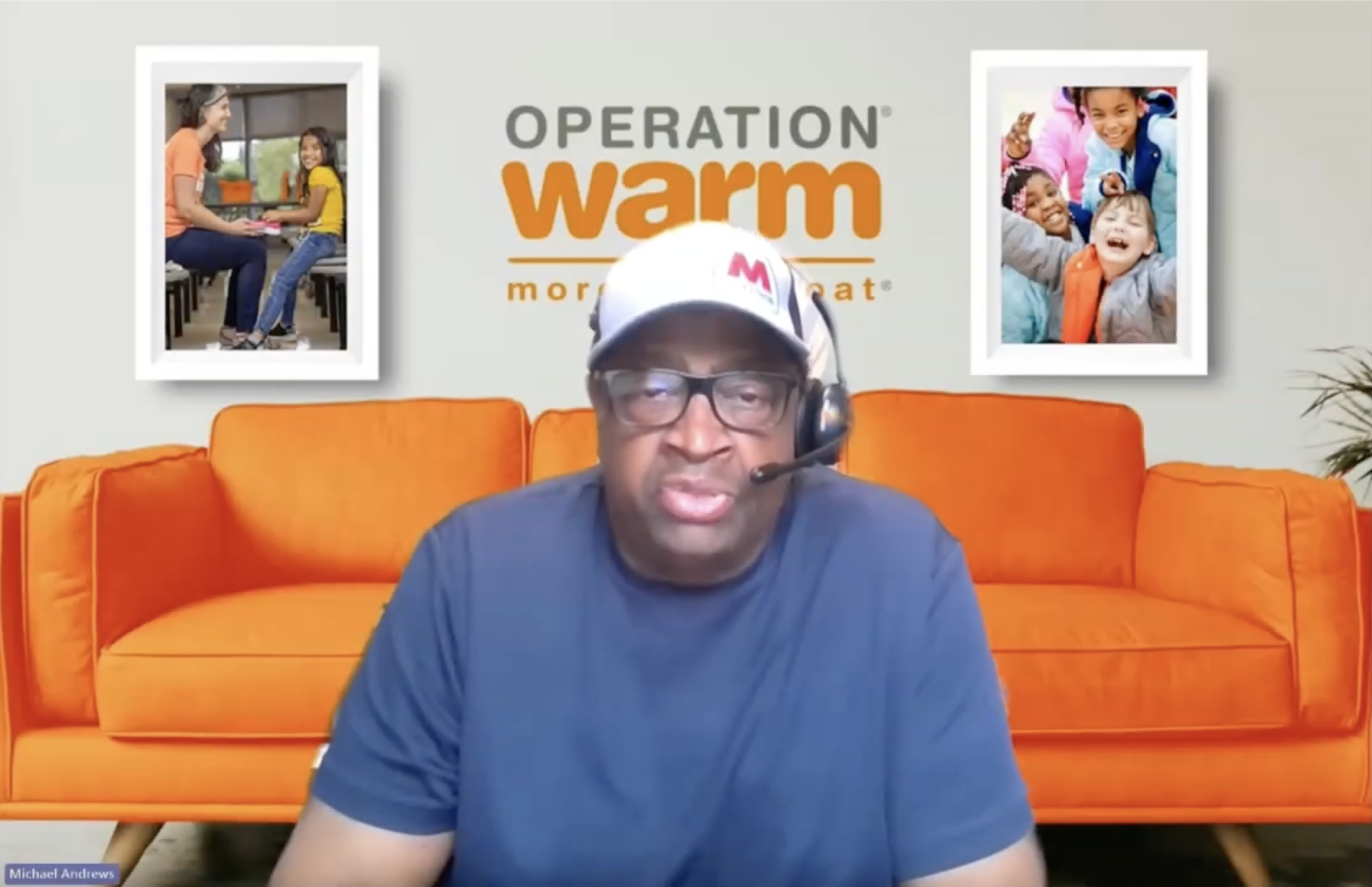 Operation Warm Senior Partnership Manager Michael Andrews