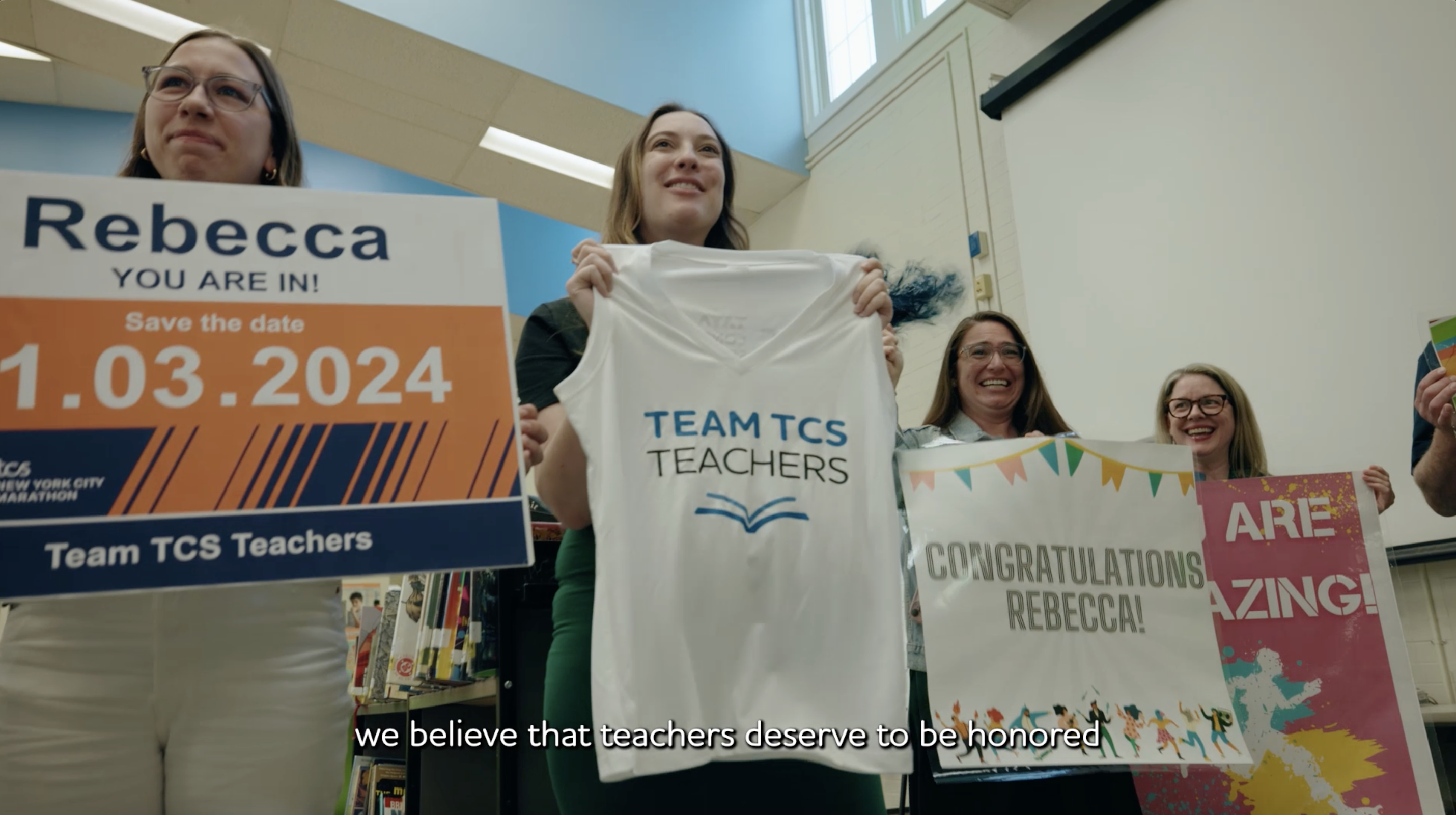 photo of people supporting Team TCS teachers