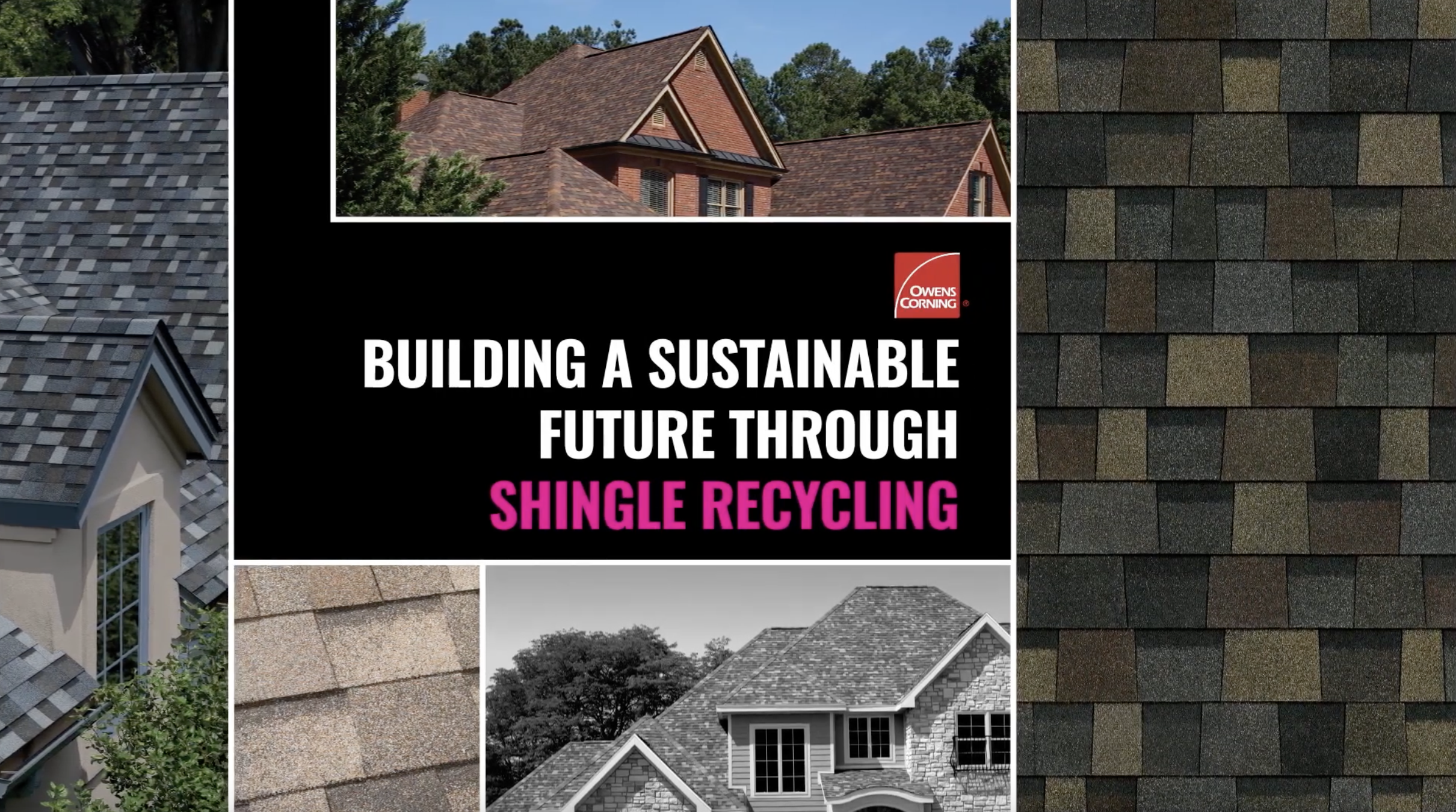 Building a sustainable future through shingle recycling