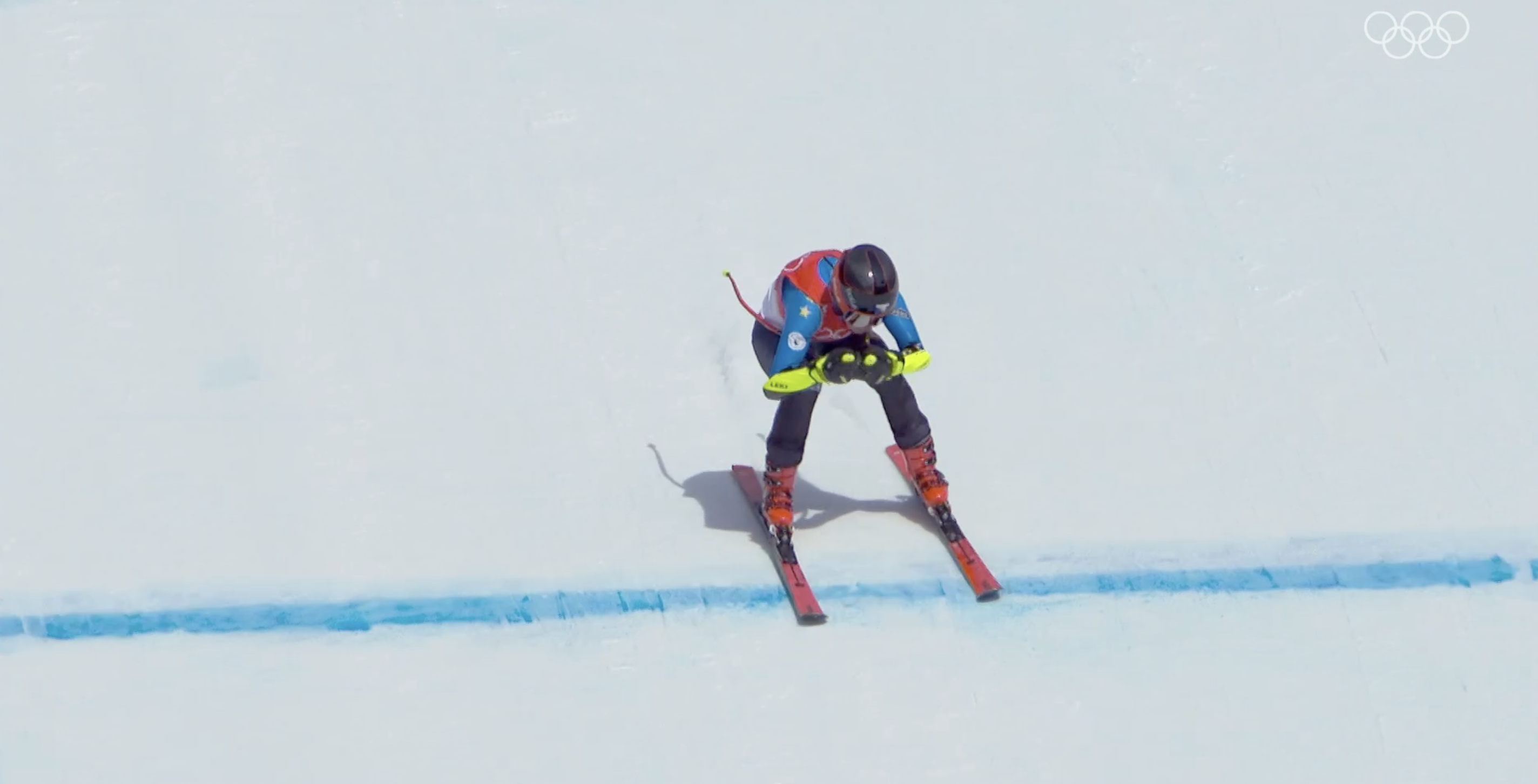 Elvedina Muzaferija skiing