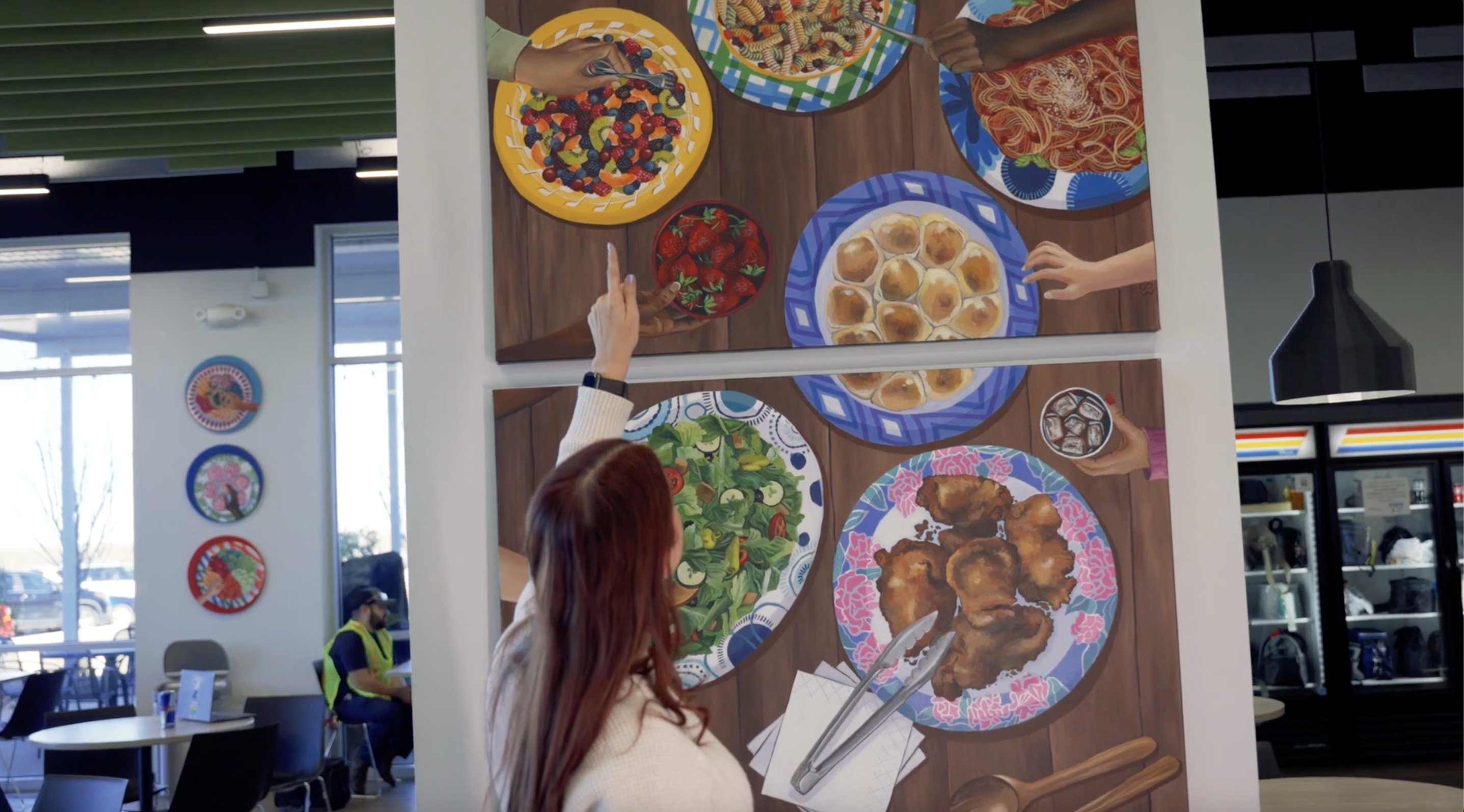 Artwork at Dixie® Tableware manufacturing site in Jackson, one year ago this month, it marked more than a milestone. It was the first new Dixie® greenfield plant building