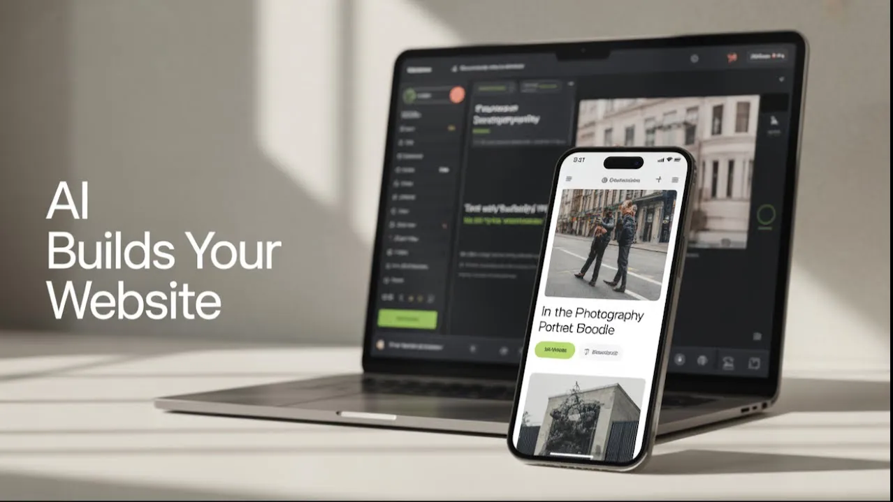 AI builds your website.
