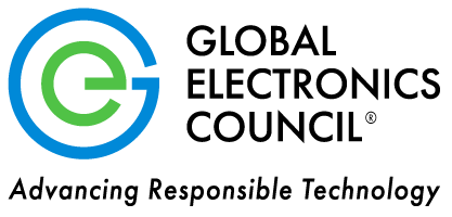 Global Electronics Council logo with tagline “Advancing Sustainable Technology.”