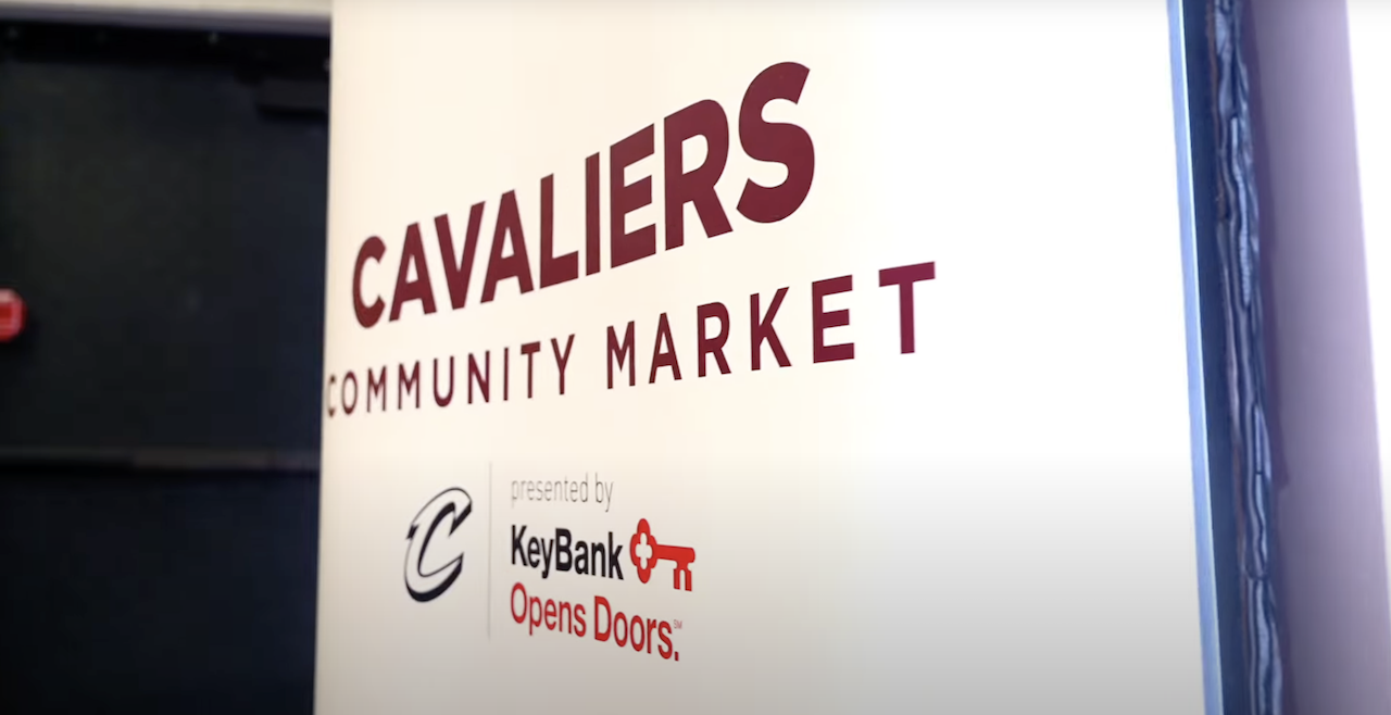 Cavaliers Community Market. KeyBank Opens Doors.