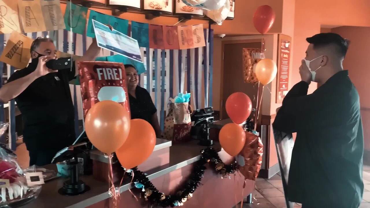 a celebration for Andrew German