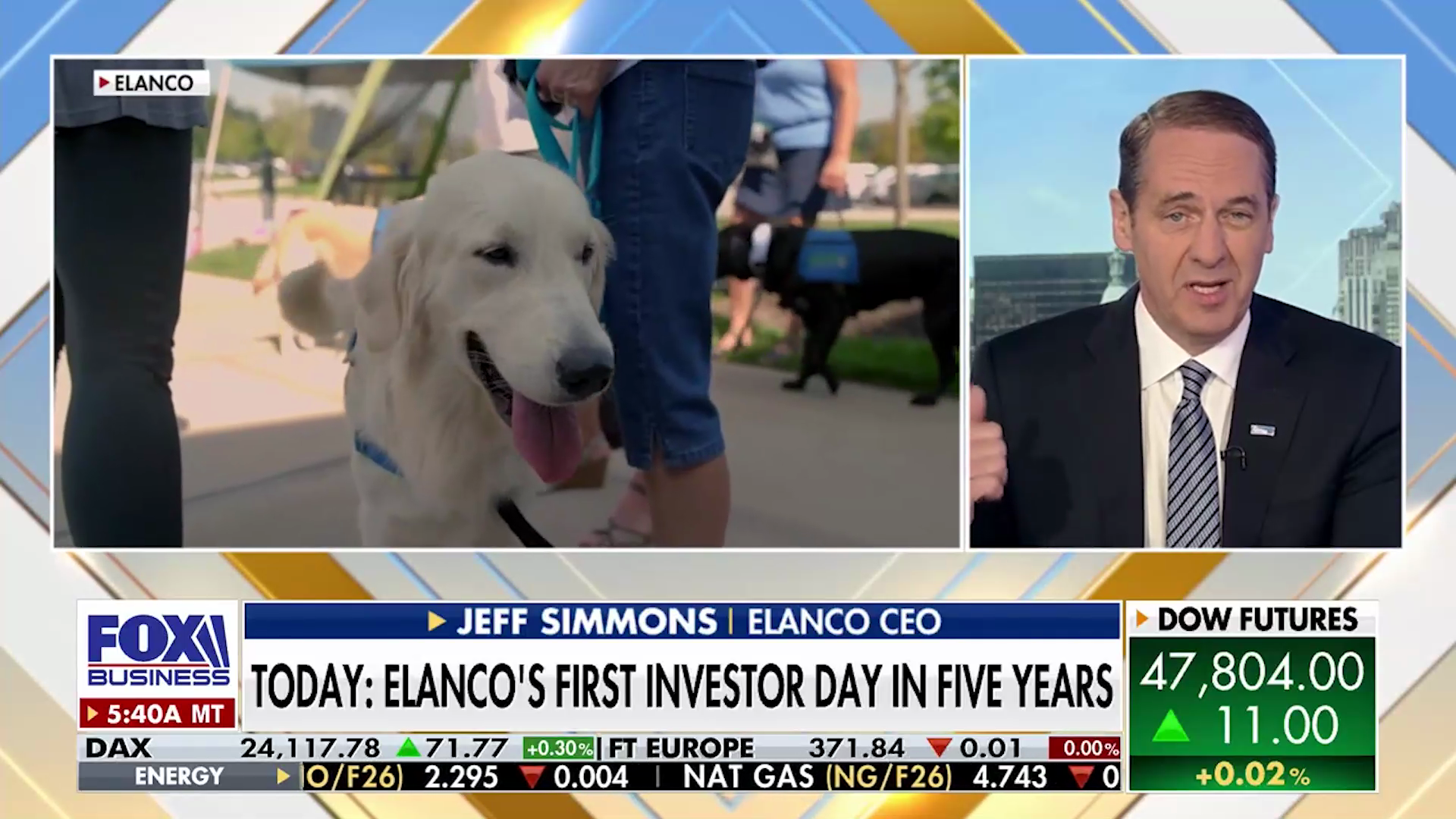 still image from news segment