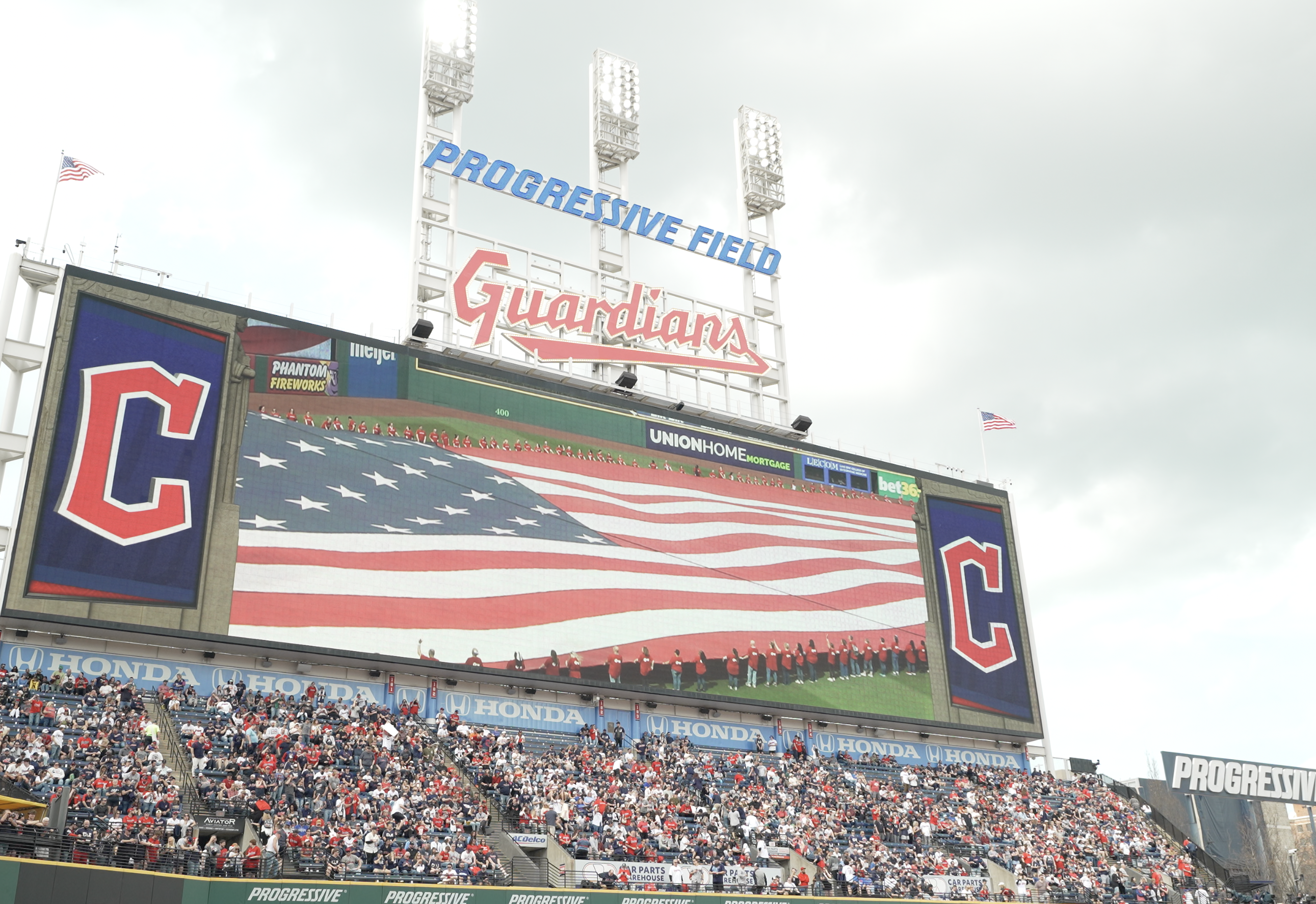 Guardians home opener