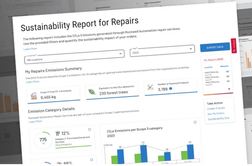 "Sustainability Report for Repairs"