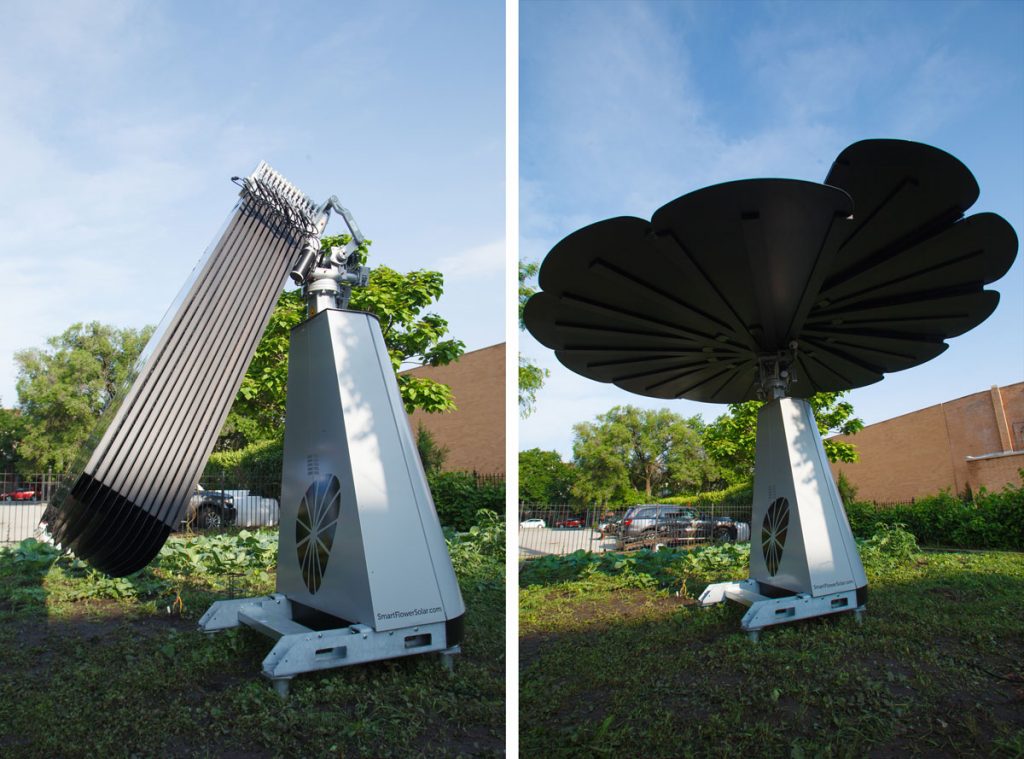 Smart flower умная солнечная батарея. эко технологии изобретения. Smart flower и солнечные батареи. Solar flower.