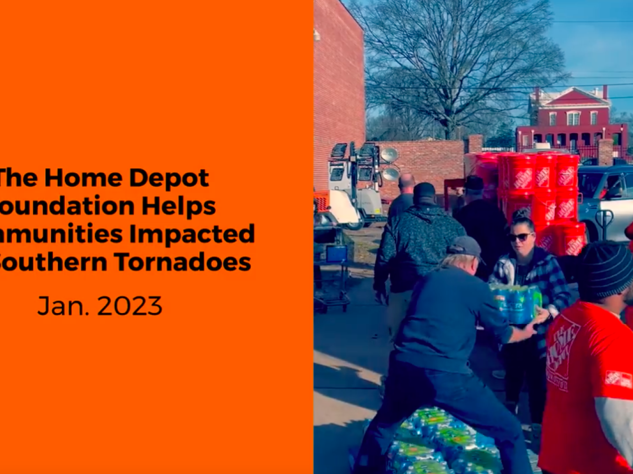 The Home Depot Foundation Helps Communities Impacted by Southern Tornadoes