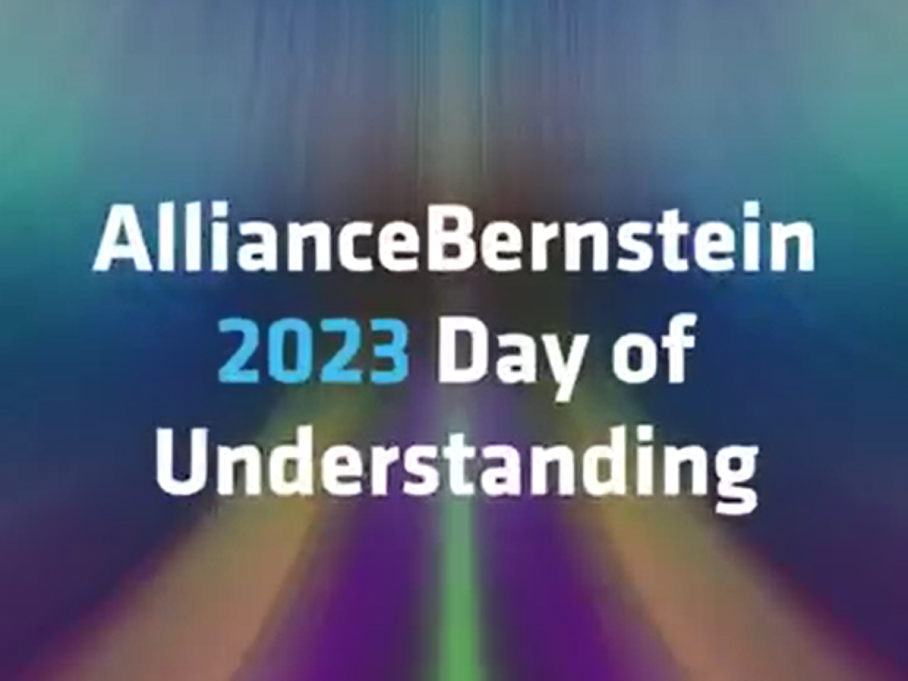 "AllianceBernstein 2023 Day of Understanding"