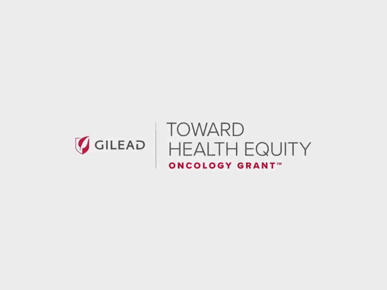 Gilead logo and "Toward Health Equity"