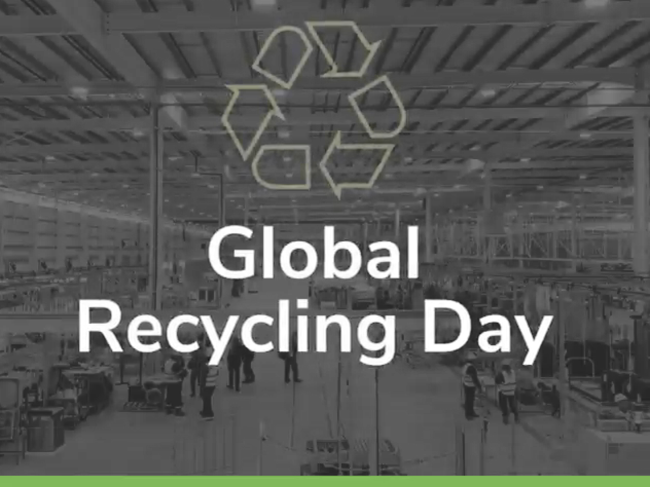 "Global Recycling Day" and whirlpool logo.