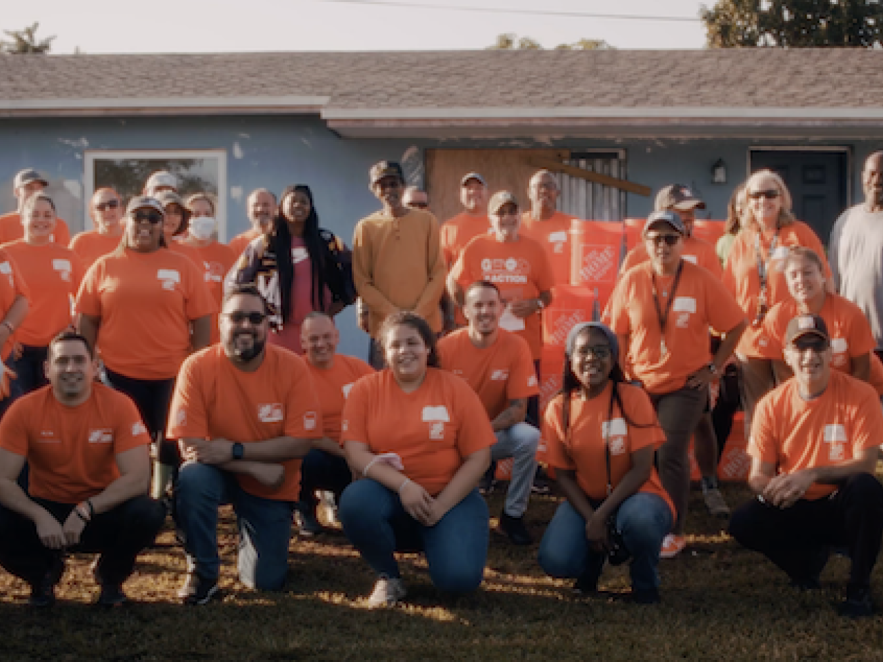 Volunteer Month: Team Depot volunteers shown.