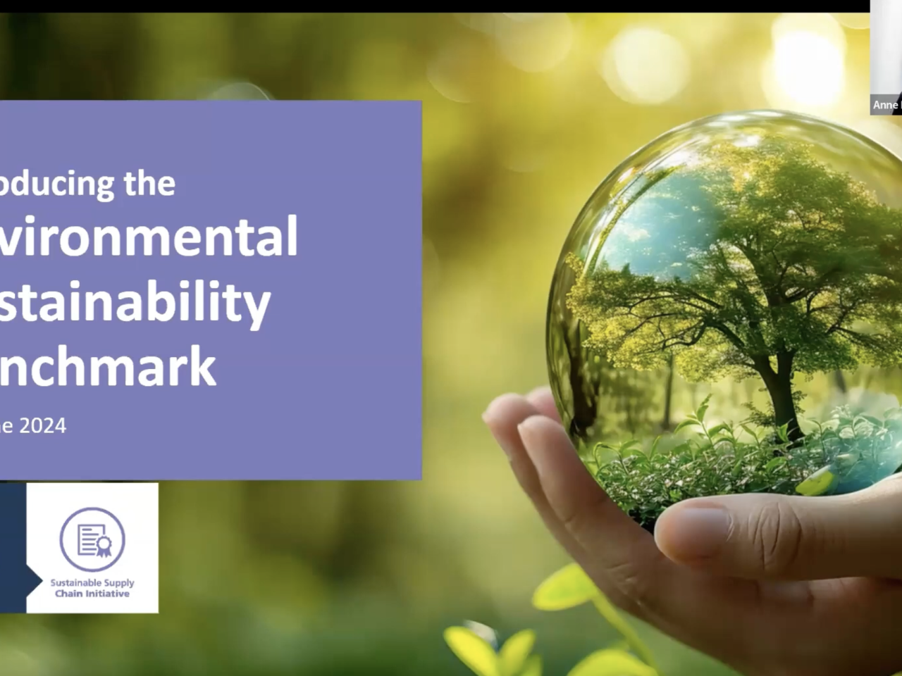Cover image Webinar: Introducing the Environmental Sustainability Benchmark