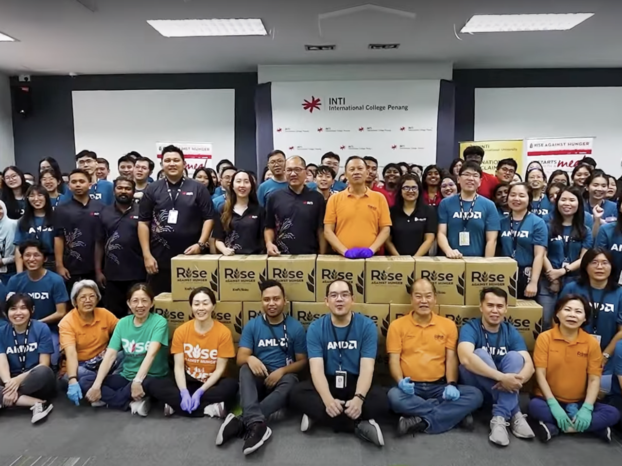 group photo of event