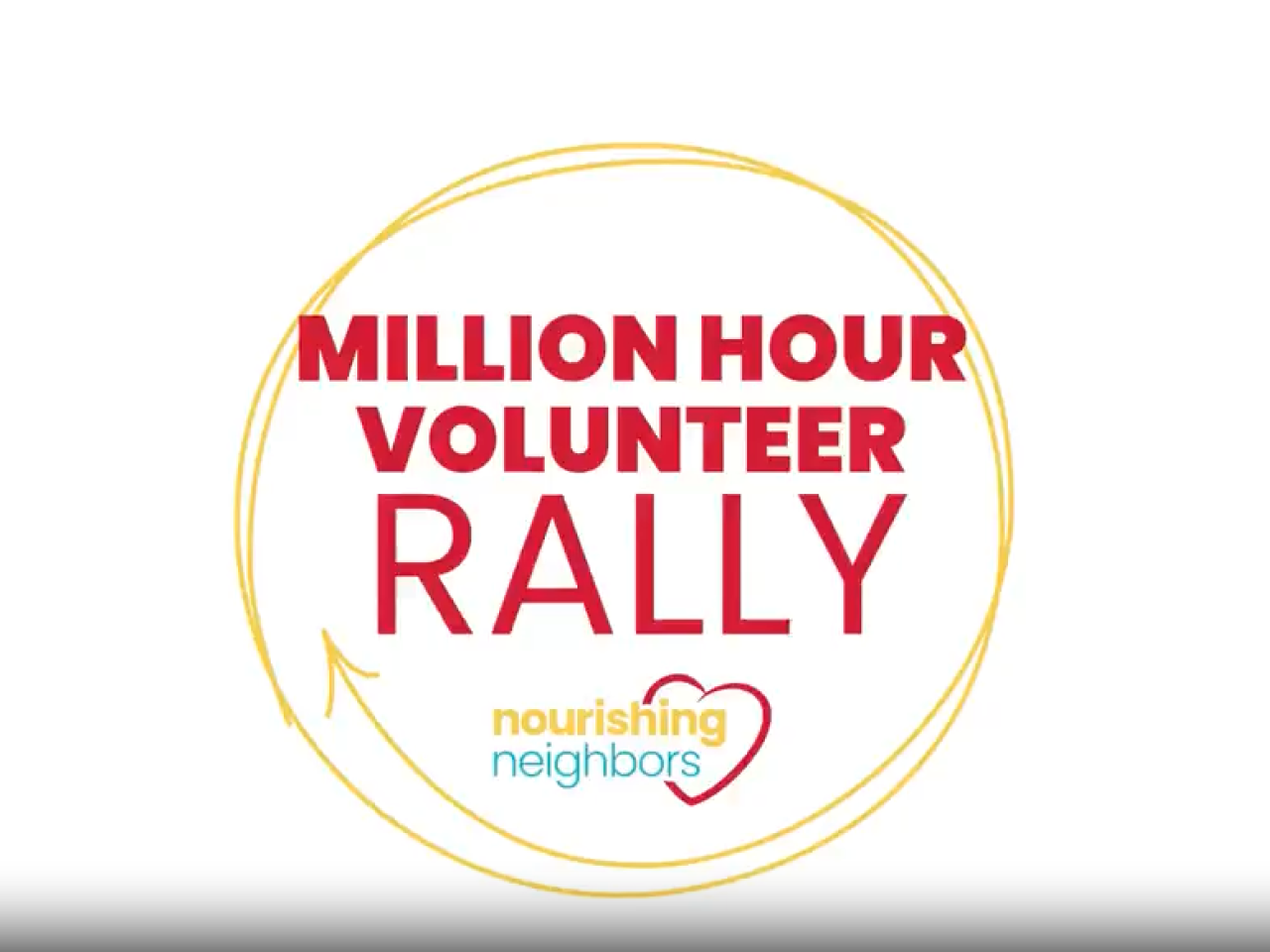 Million Hour Volunteer Rally - Nourishing Neighbors logo