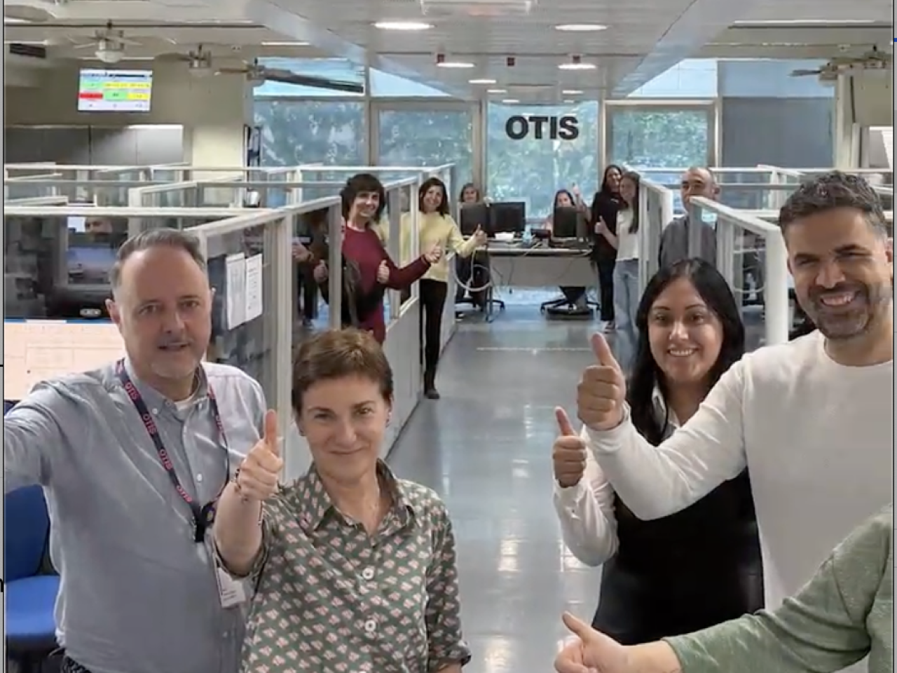Otis call center team