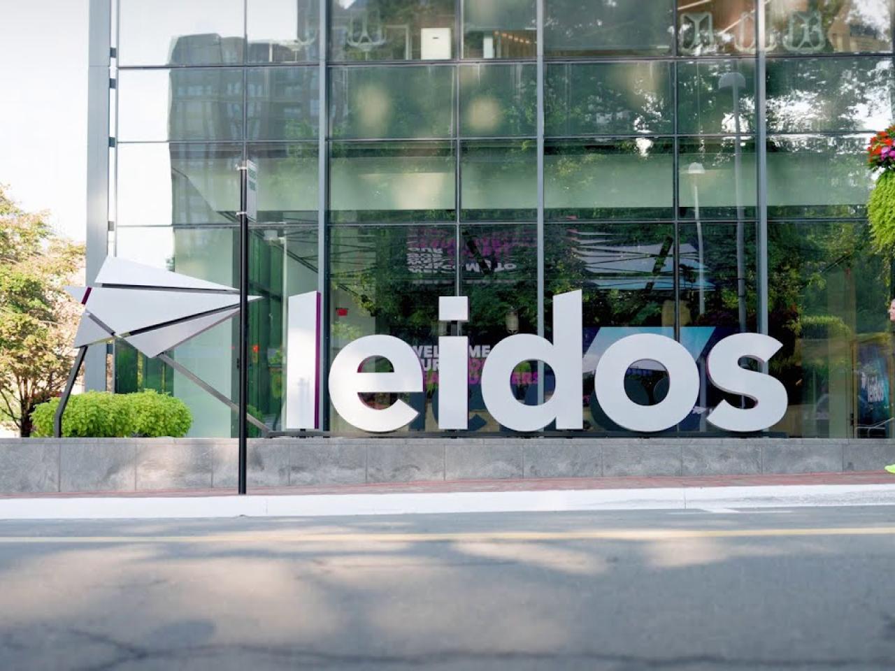 Front of Leidos building