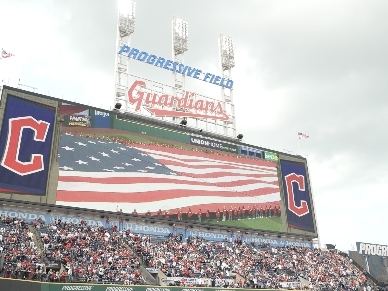 Guardians home opener