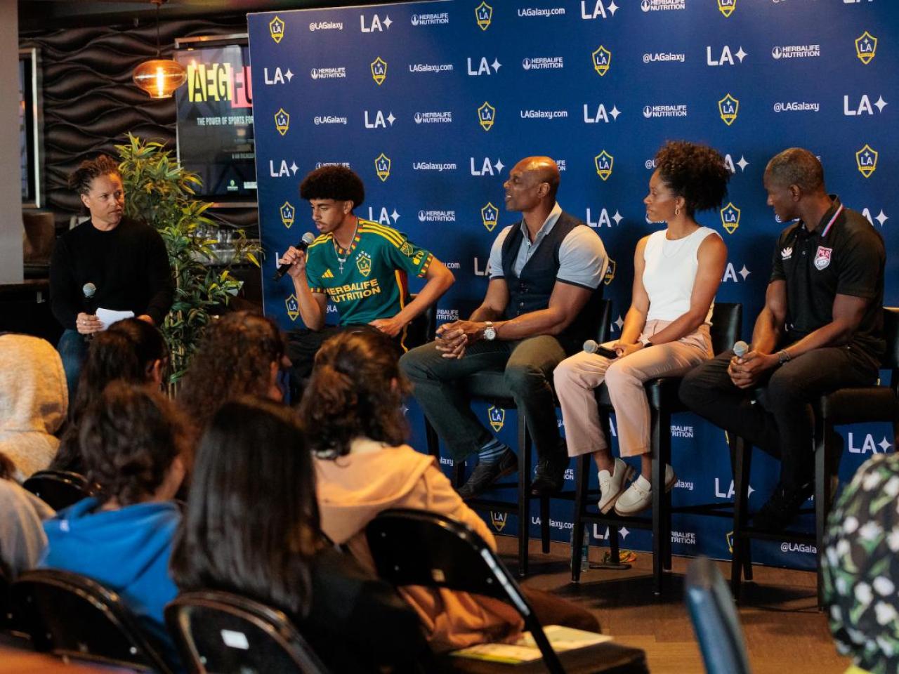 Panel Featured Professional Athletes including Cobi Jones, Marquise Goodwin, Jalen Neal, Steve Lewis and Denecia Fernandes and Focused on the Power of Sports to Drive Social Change