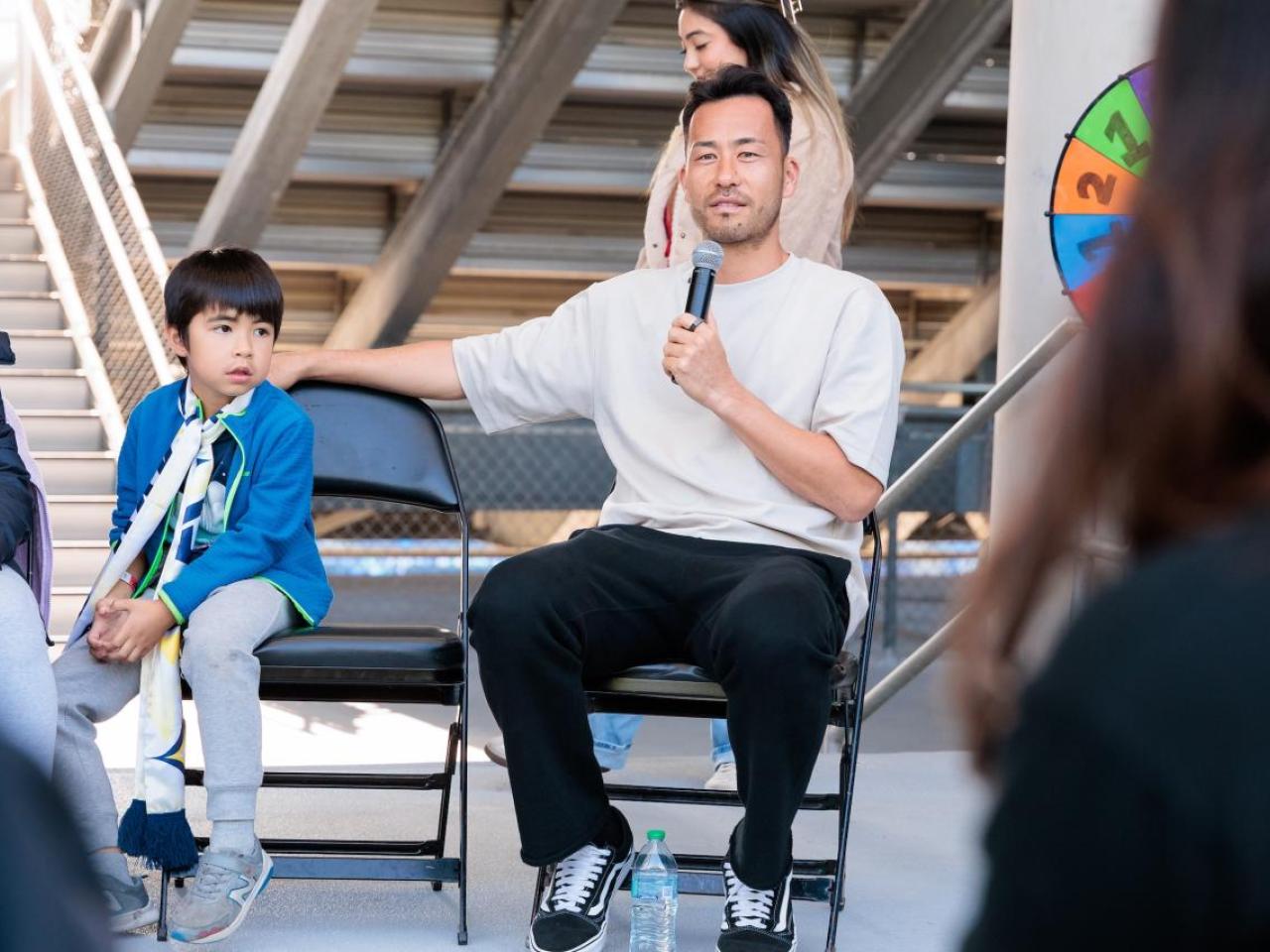 AEG’s LA Galaxy, hosted a fireside chat with team Defender and former captain of the Japanese National Team, Maya Yoshida.