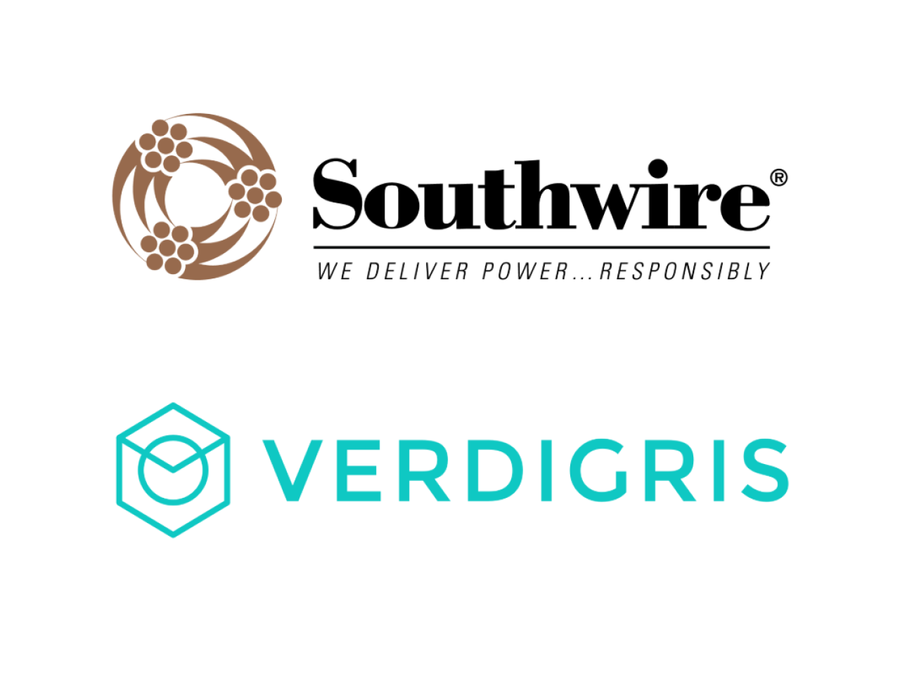 Logo lockup of Southwire and Verdigris