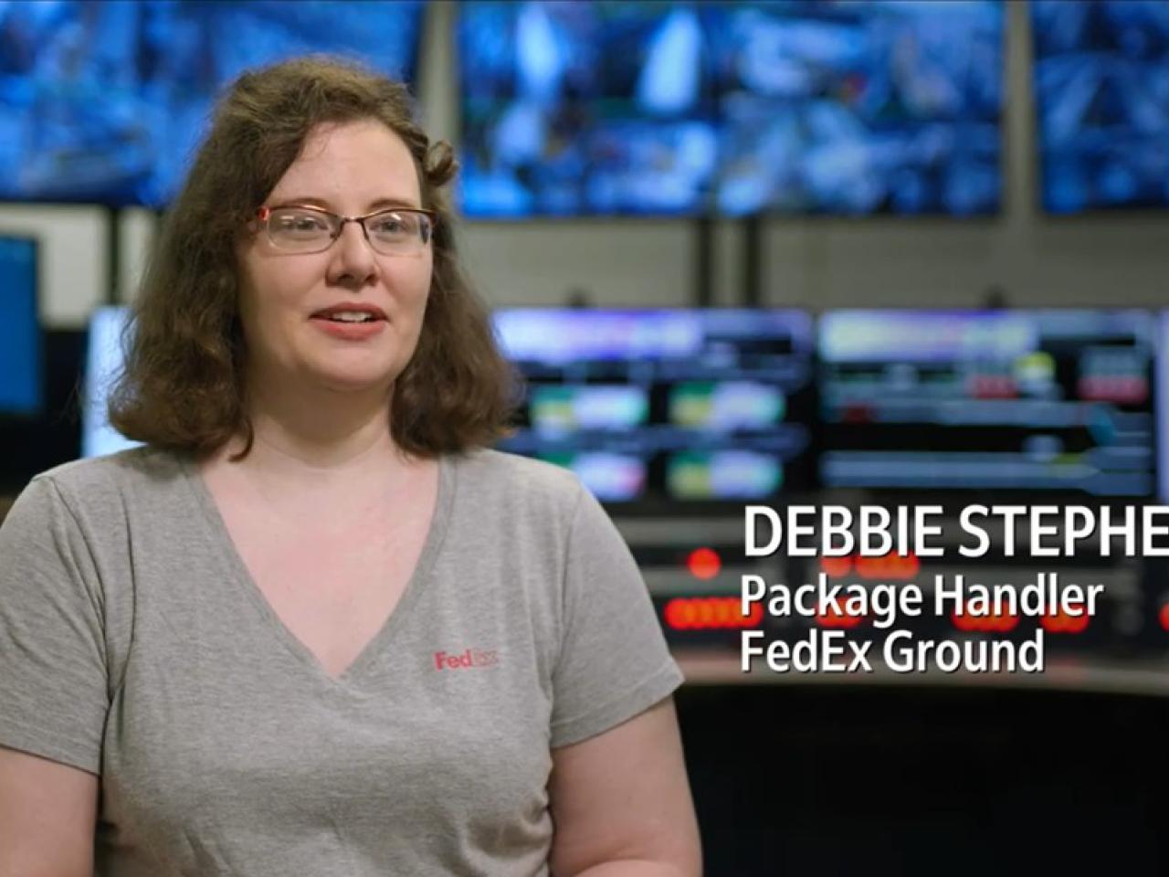 Image of Debbie Stephenson, Package Handler, FedEx Ground