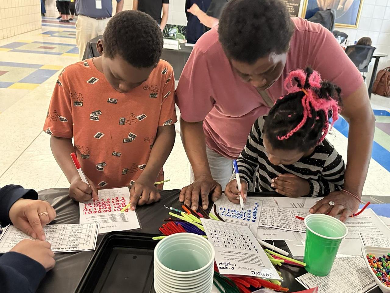 Children developing skills