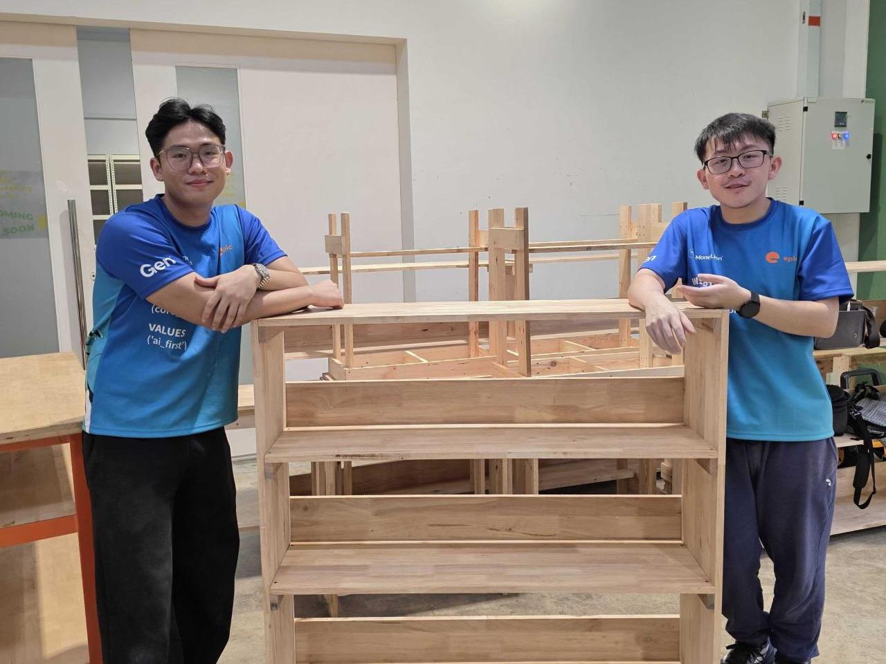 Gen team members volunteering