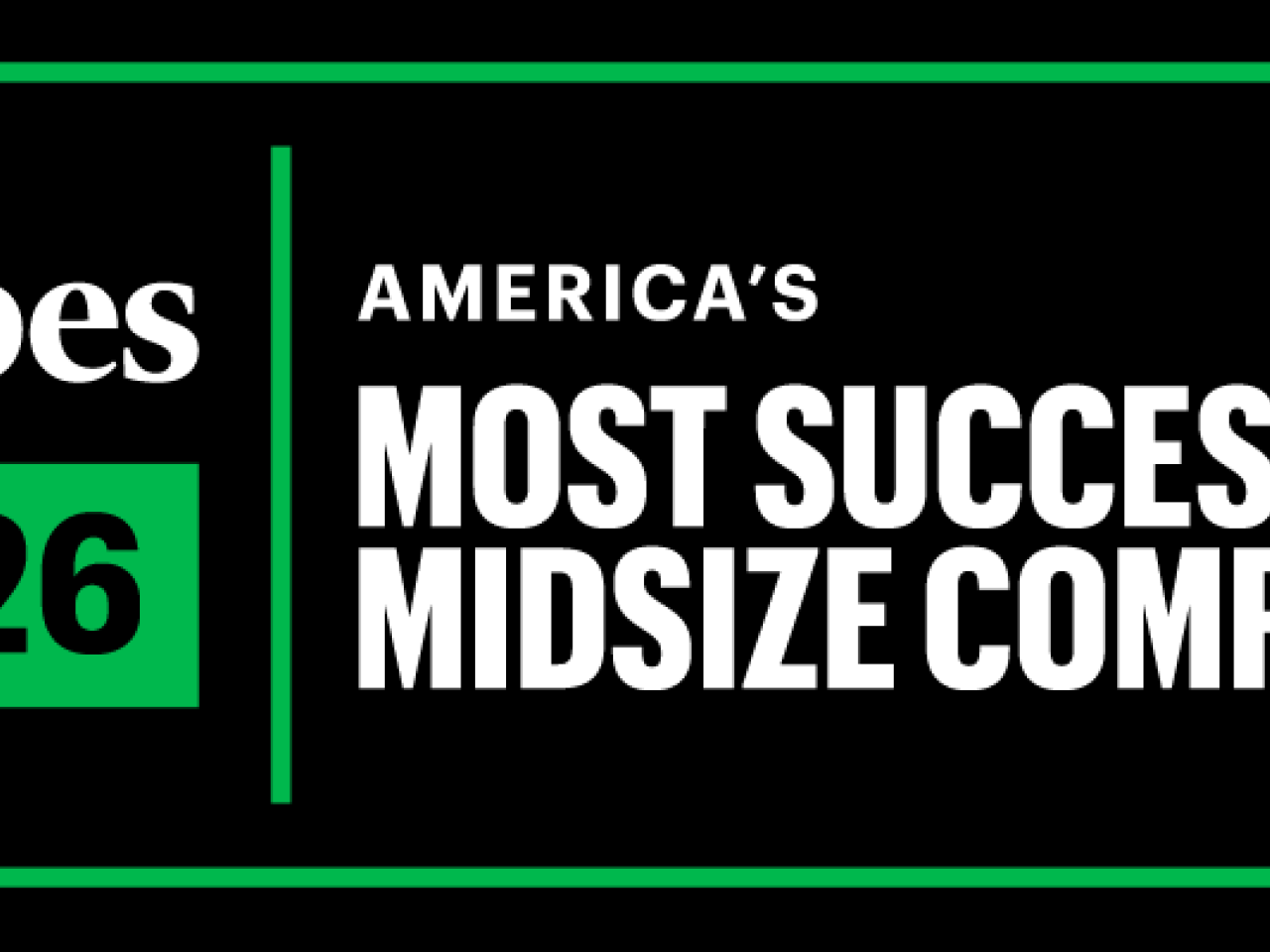 Forbes 2026: America's Most Successful Midsize Companies